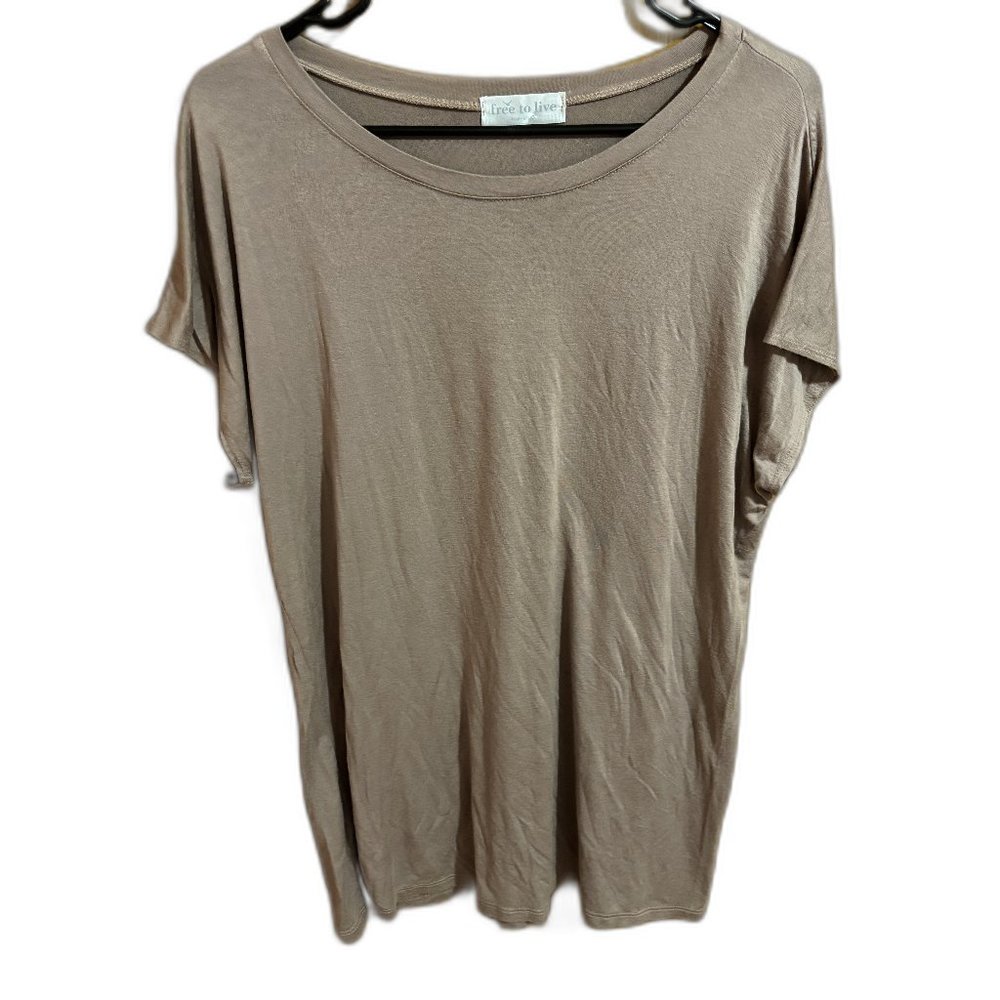 Free To Live Stretchy‎ Oversized Sleeveless Top Size Medium